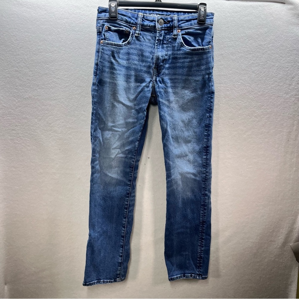 American Eagle Original Bootcut Jeans Mens 28/30 Airflex Stretch Blue Denim 2803